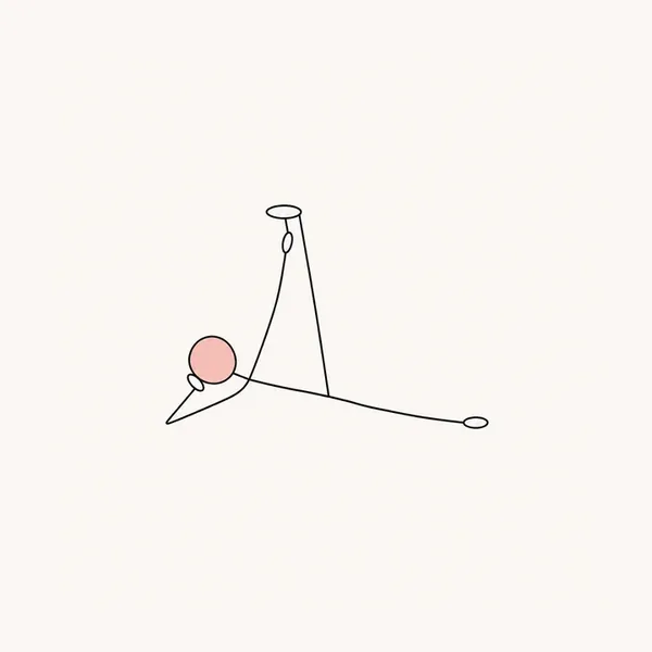 Illustrazione di Anantāsana