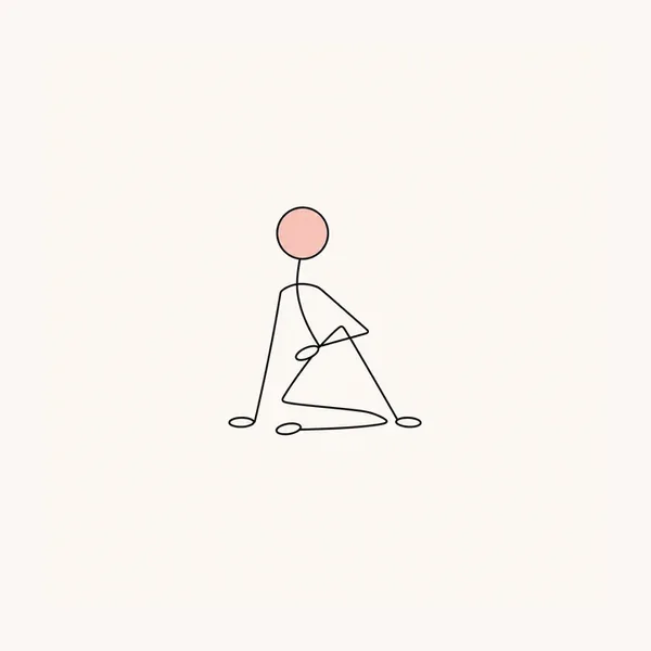 Illustrazione di Matsyendrāsana